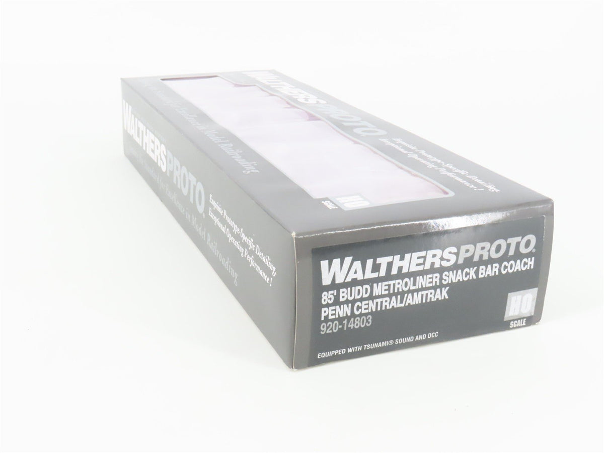 HO Walthers Proto 920-14803 PC/AMTK Budd 85&#39; Metroliner Electric w/ DCC &amp; Sound