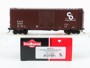 HO InterMountain 45455-23* C&O Chesapeake & Ohio Single Door Box Car #18331