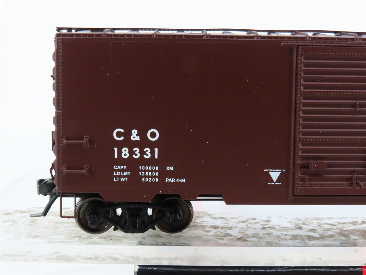 HO InterMountain 45455-23* C&amp;O Chesapeake &amp; Ohio Single Door Box Car #18331