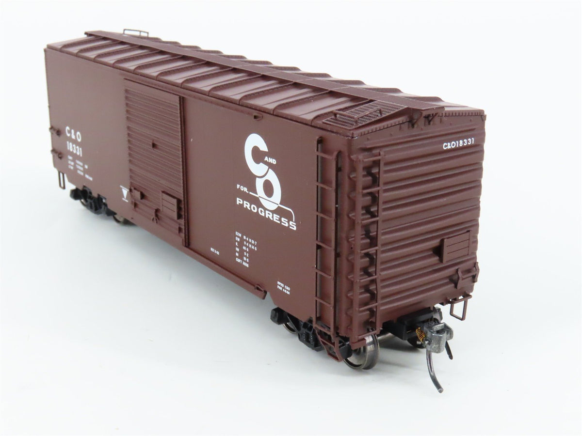 HO InterMountain 45455-23* C&amp;O Chesapeake &amp; Ohio Single Door Box Car #18331