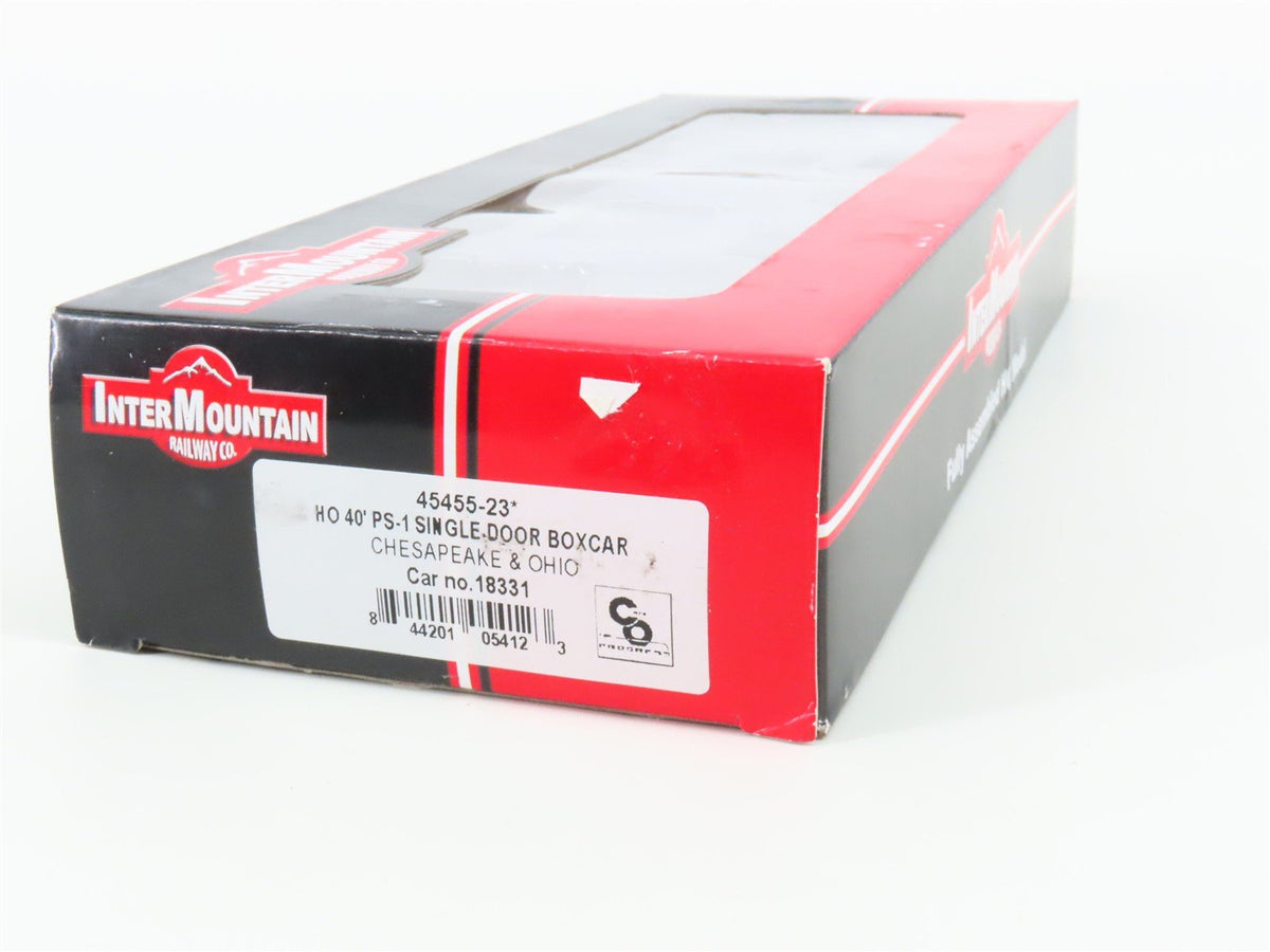 HO InterMountain 45455-23* C&amp;O Chesapeake &amp; Ohio Single Door Box Car #18331