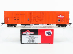 HO Scale InterMountain 48815-03* MILW Milwaukee Road Mechanical Reefer #9833