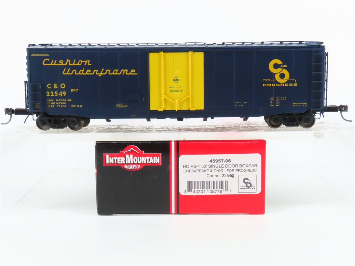 HO Scale InterMountain 45957-06 C&amp;O Chesapeake &amp; Ohio 50&#39; Box Car #22549