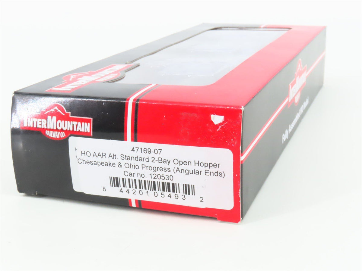 HO Scale InterMountain 47169-07 C&amp;O Chesapeake &amp; Ohio 2-Bay Open Hopper #120530