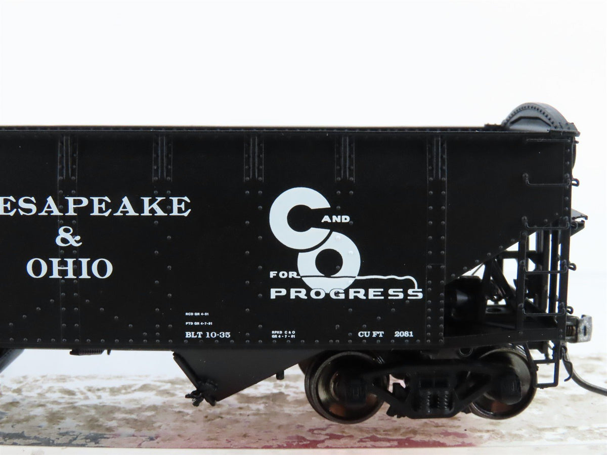 HO Scale InterMountain 47170-11* C&amp;O Chesapeake &amp; Ohio 2-Bay Open Hopper #127085