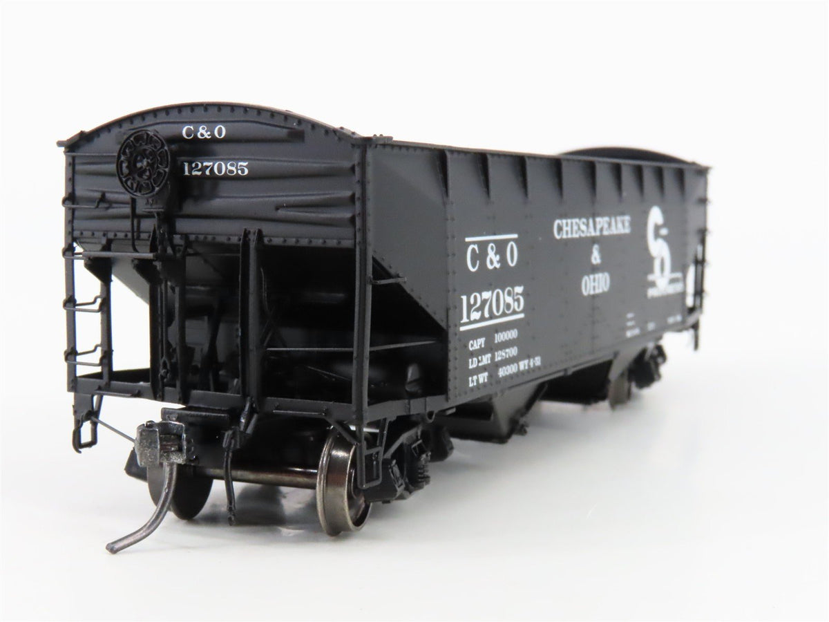 HO Scale InterMountain 47170-11* C&amp;O Chesapeake &amp; Ohio 2-Bay Open Hopper #127085