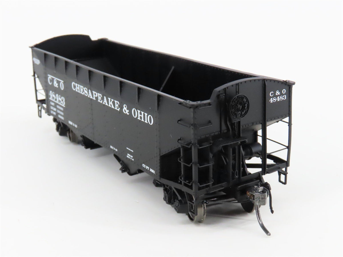 HO Scale InterMountain 47172-10* C&amp;O Chesapeake &amp; Ohio 2-Bay Open Hopper #48483