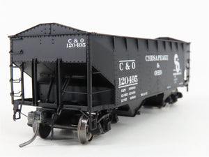 HO Scale InterMountain 47169-06 C&O Chesapeake & Ohio 2-Bay Open Hopper #120495