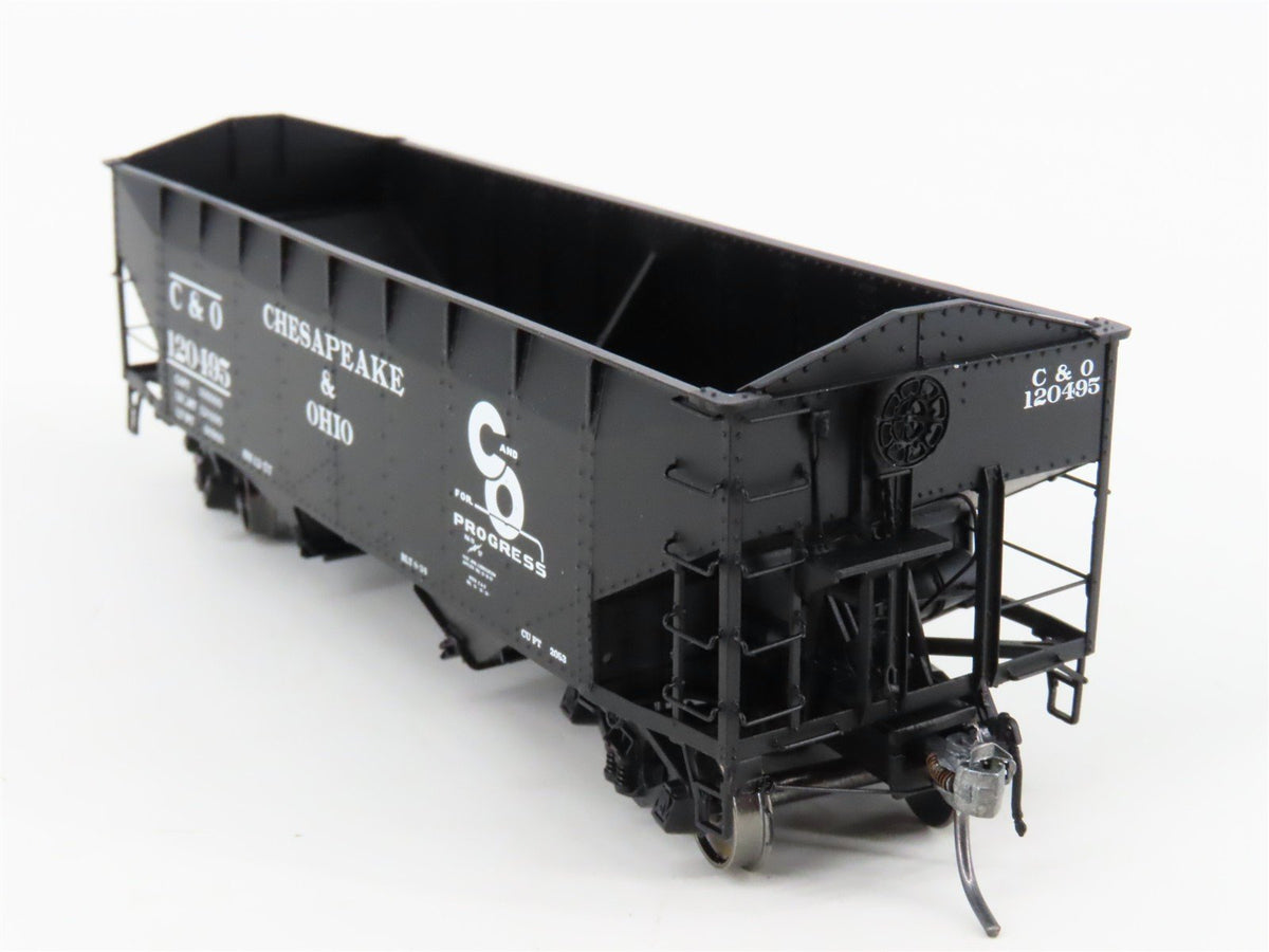 HO Scale InterMountain 47169-06 C&amp;O Chesapeake &amp; Ohio 2-Bay Open Hopper #120495