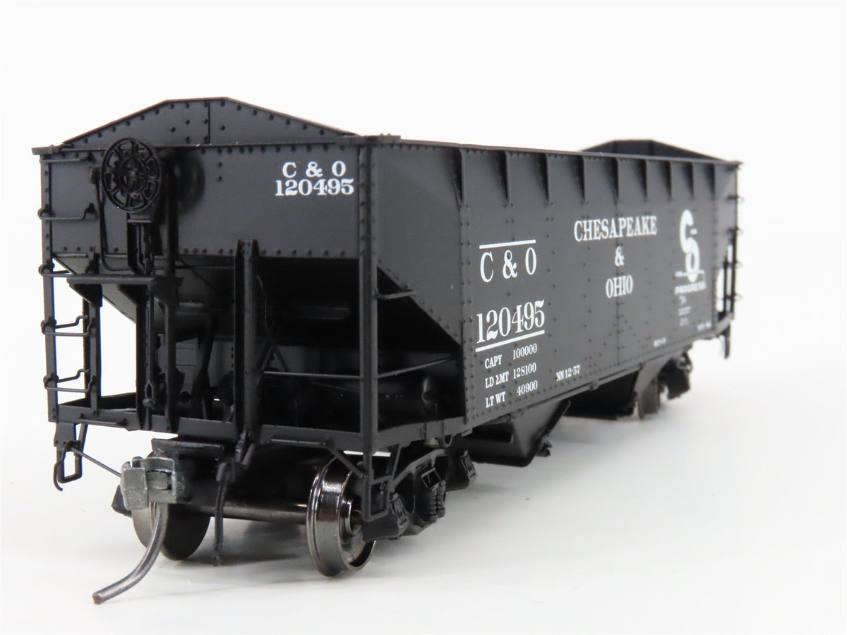 HO Scale InterMountain 47169-06 C&amp;O Chesapeake &amp; Ohio 2-Bay Open Hopper #120495