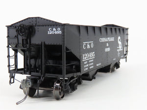 HO Scale InterMountain 47169-06 C&O Chesapeake & Ohio 2-Bay Open Hopper #120495