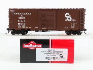 HO InterMountain 45489-04* C&O Chesapeake & Ohio Single Door Box Car #18346