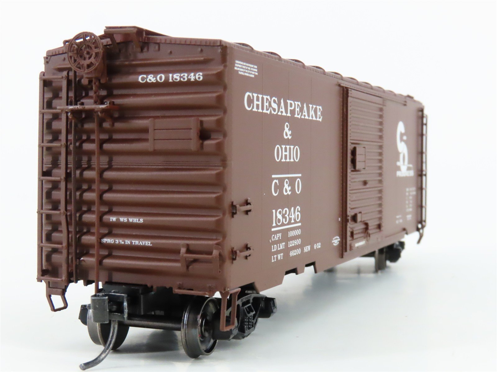 HO InterMountain 45489-04* C&O Chesapeake & Ohio Single Door Box Car #18346