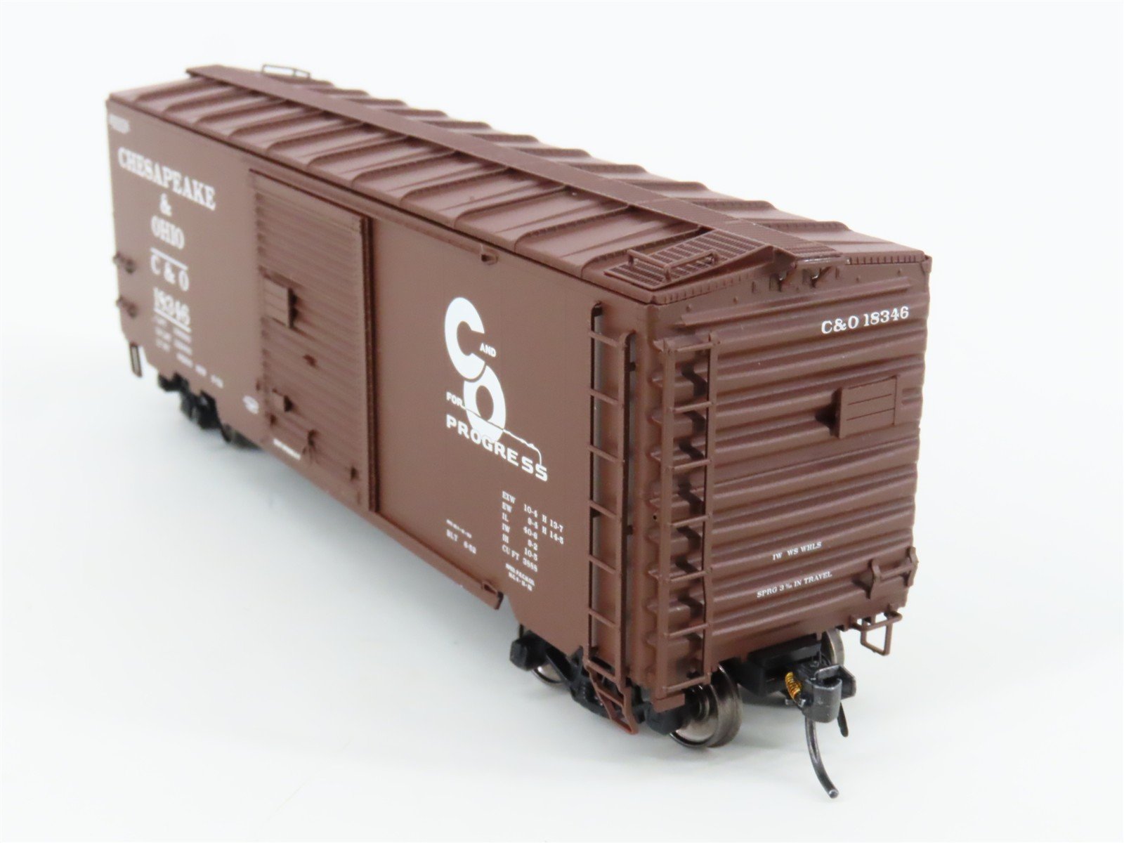 HO InterMountain 45489-04* C&O Chesapeake & Ohio Single Door Box Car #18346