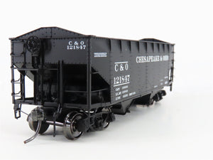 HO Scale InterMountain 47167-12* C&O Chesapeake & Ohio 2-Bay Open Hopper #121847