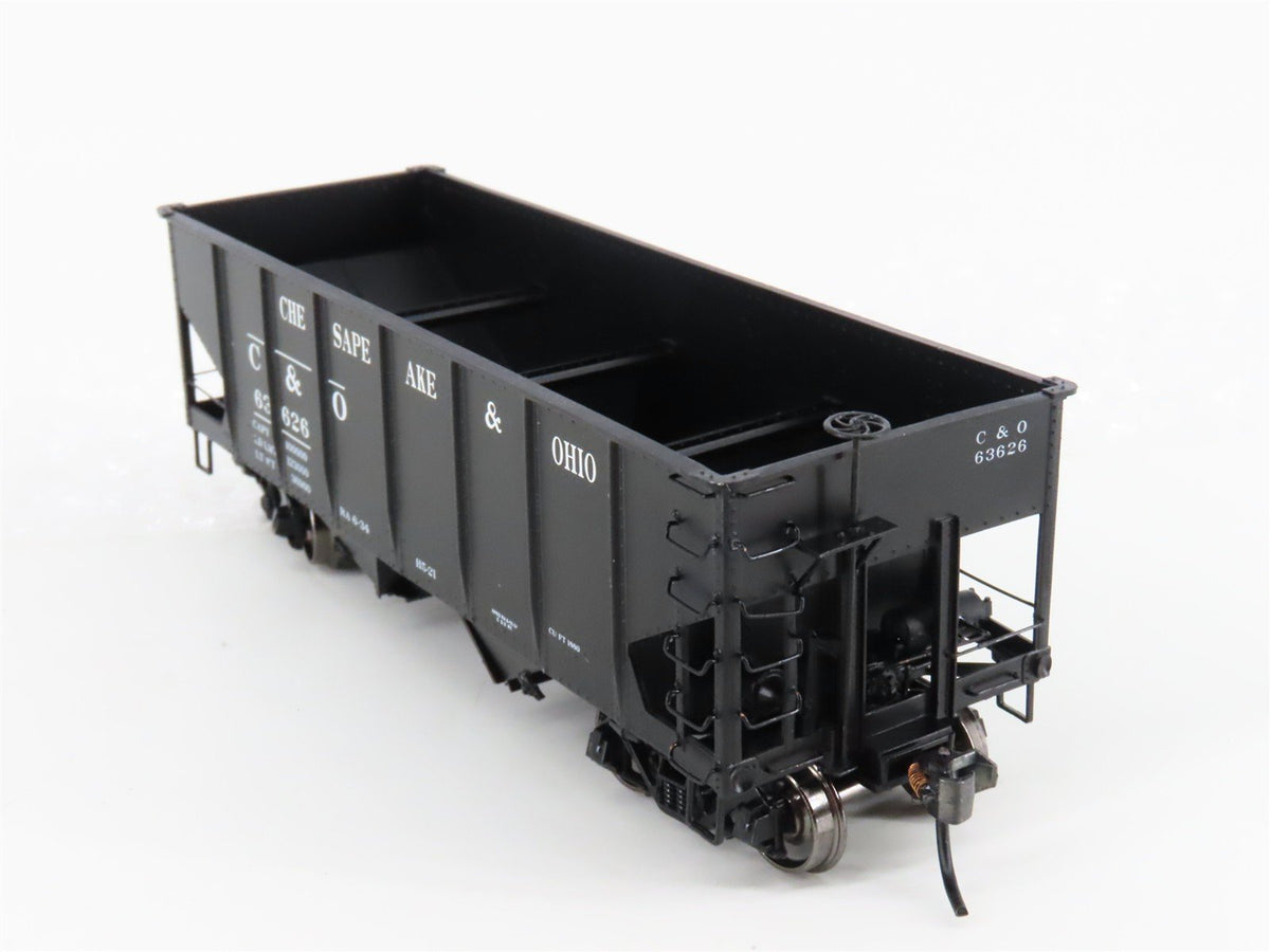 HO Scale InterMountain T452905-11 C&amp;O Chesapeake &amp; Ohio 2-Bay Open Hopper #63626