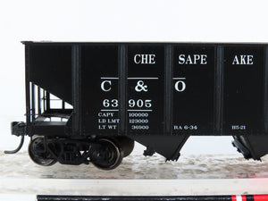 HO Scale InterMountain T452905-12 C&O Chesapeake & Ohio 2-Bay Open Hopper #63905