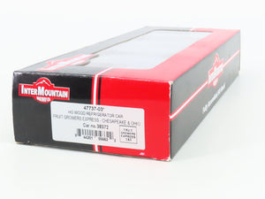 HO Scale InterMountain 47737-03* C&O FGEX Fruit Growers Express Reefer #38372