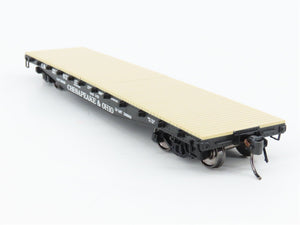 HO Scale InterMountain RR-32304-15* C&O Chesapeake & Ohio 42' Flat Car #216035