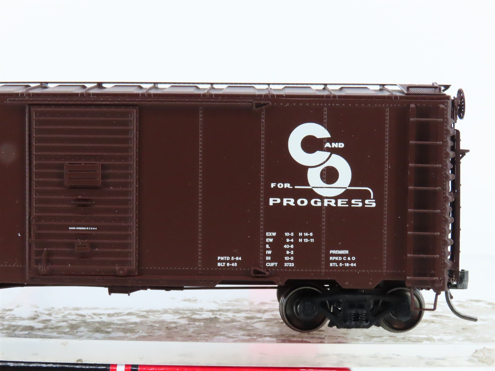 HO InterMountain 45781-02* C&O Chesapeake & Ohio Single Door Box Car #14284