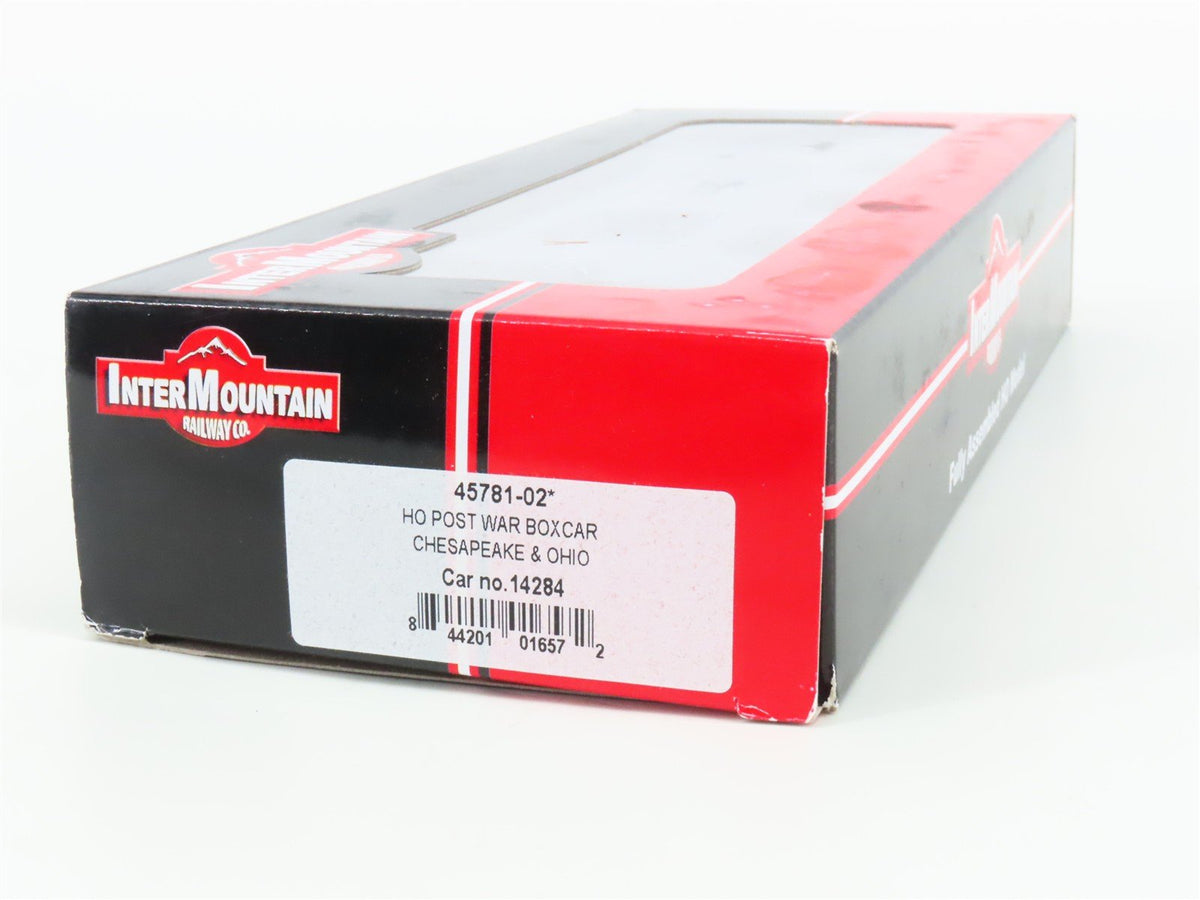 HO InterMountain 45781-02* C&amp;O Chesapeake &amp; Ohio Single Door Box Car #14284