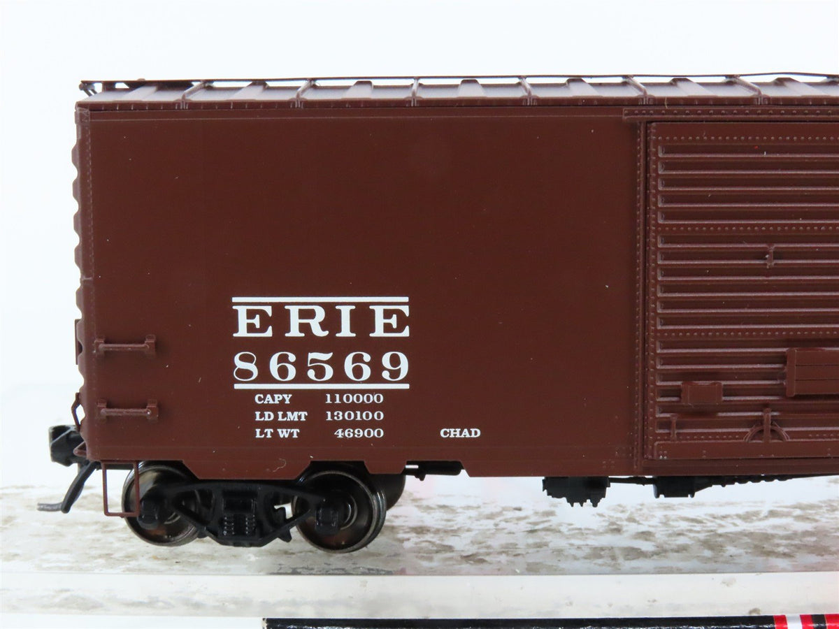 HO Scale InterMountain 45452-21* ERIE Railroad 40&#39; Single Door Box Car #86569