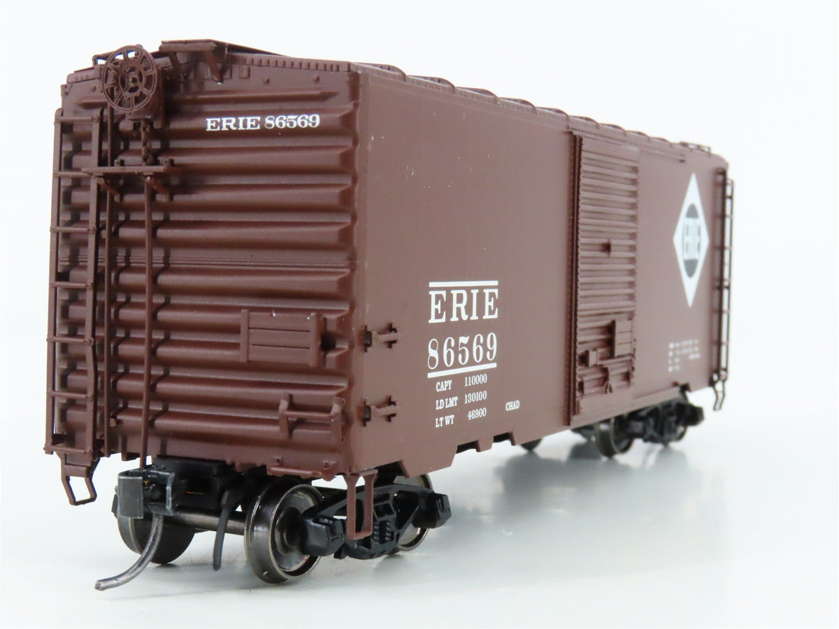 HO Scale InterMountain 45452-21* ERIE Railroad 40&#39; Single Door Box Car #86569