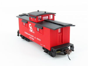 HO Scale Walthers 932-7522 C&O Chesapeake & Ohio 25' Wood Caboose #90795