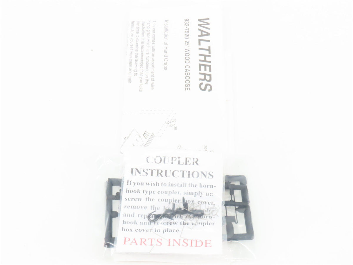 HO Scale Walthers 932-7522 C&amp;O Chesapeake &amp; Ohio 25&#39; Wood Caboose #90795