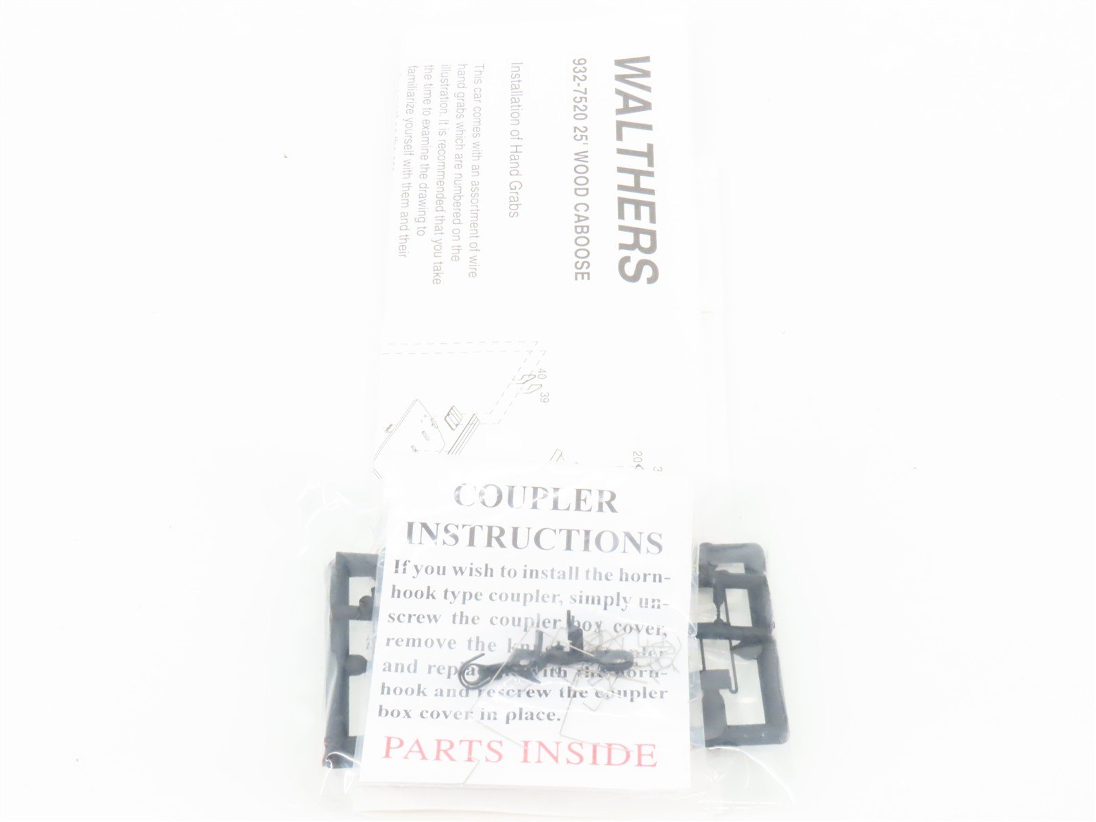 HO Scale Walthers 932-7522 C&O Chesapeake & Ohio 25' Wood Caboose #90795