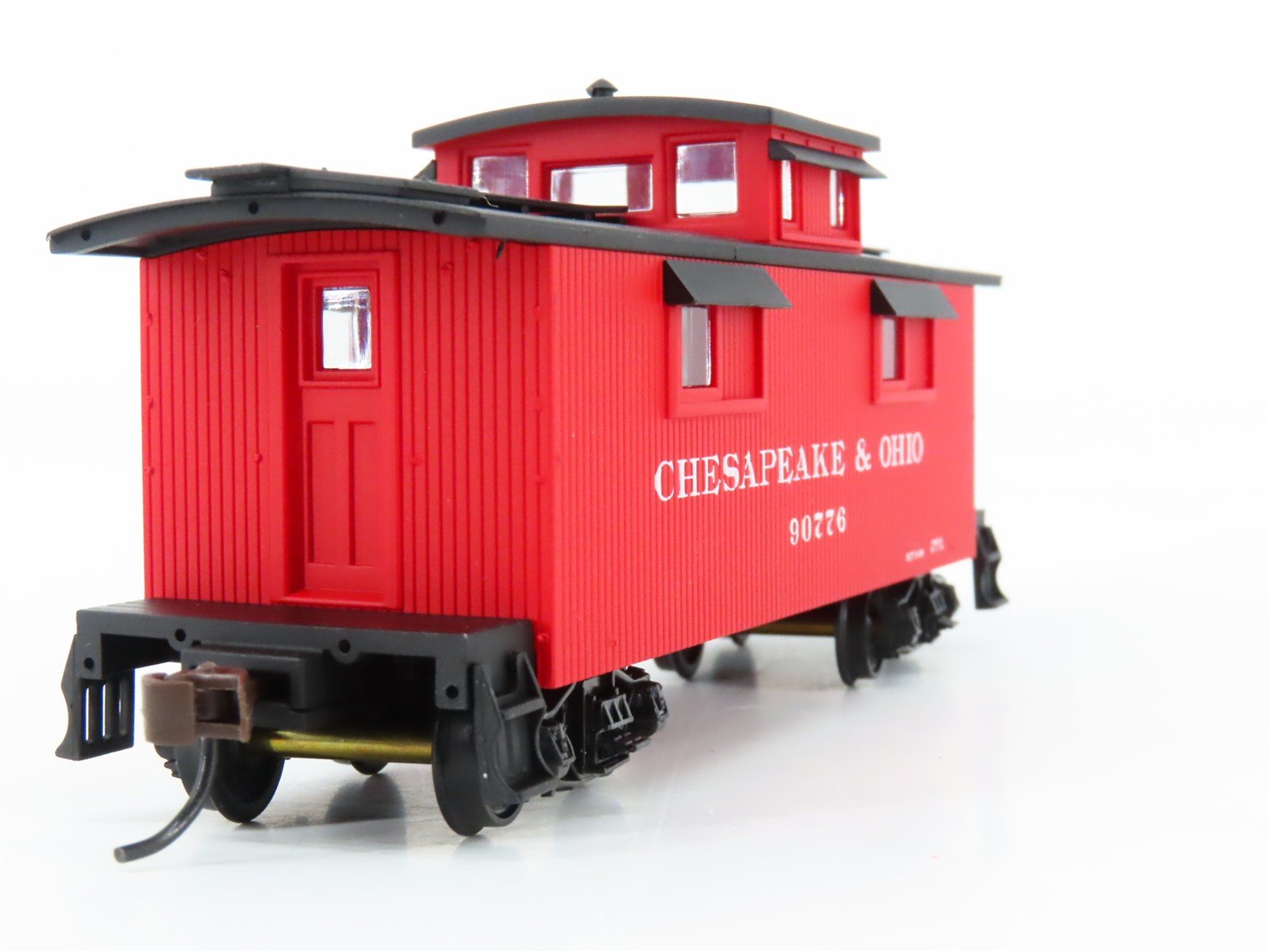 HO Scale Walthers 932-7521 C&O Chesapeake & Ohio 25' Wood Caboose #90776