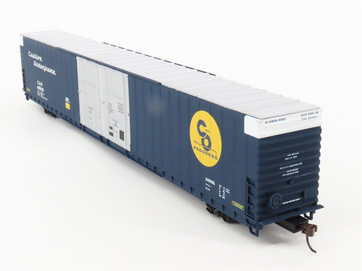 HO Scale Walthers 932-23504 C&amp;O Chesapeake &amp; Ohio 86&#39; Hi-Cube Box Car 2-Pack