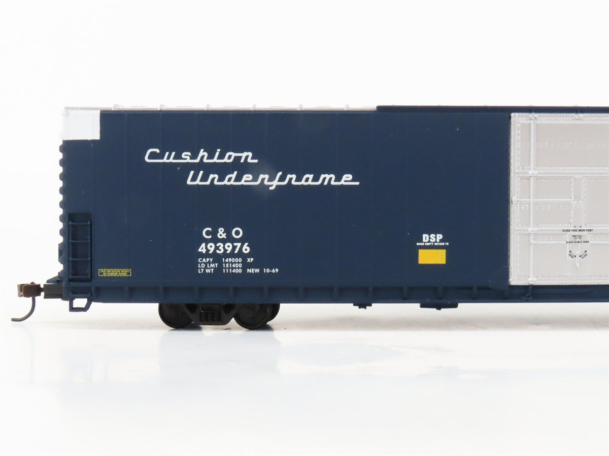 HO Scale Walthers 932-23504 C&amp;O Chesapeake &amp; Ohio 86&#39; Hi-Cube Box Car 2-Pack