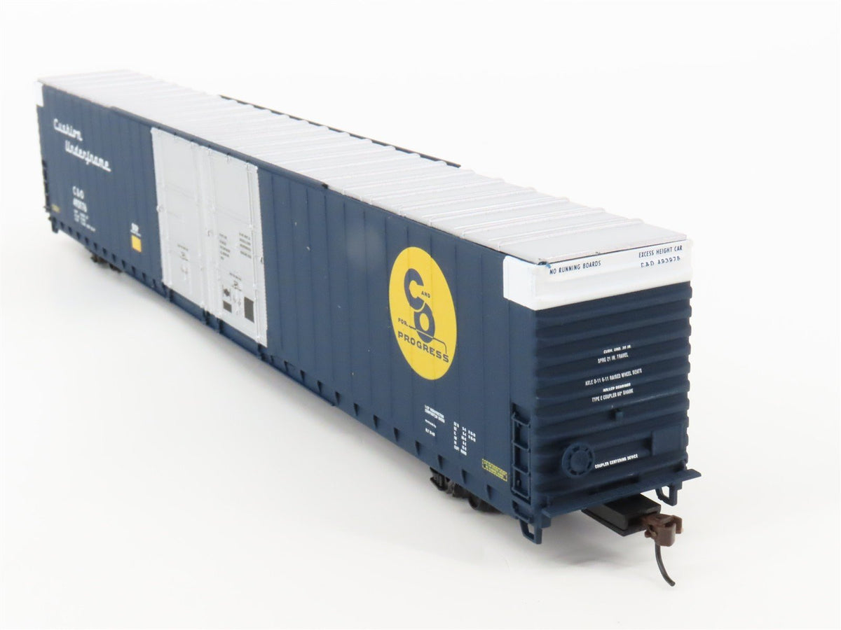 HO Scale Walthers 932-23504 C&amp;O Chesapeake &amp; Ohio 86&#39; Hi-Cube Box Car 2-Pack