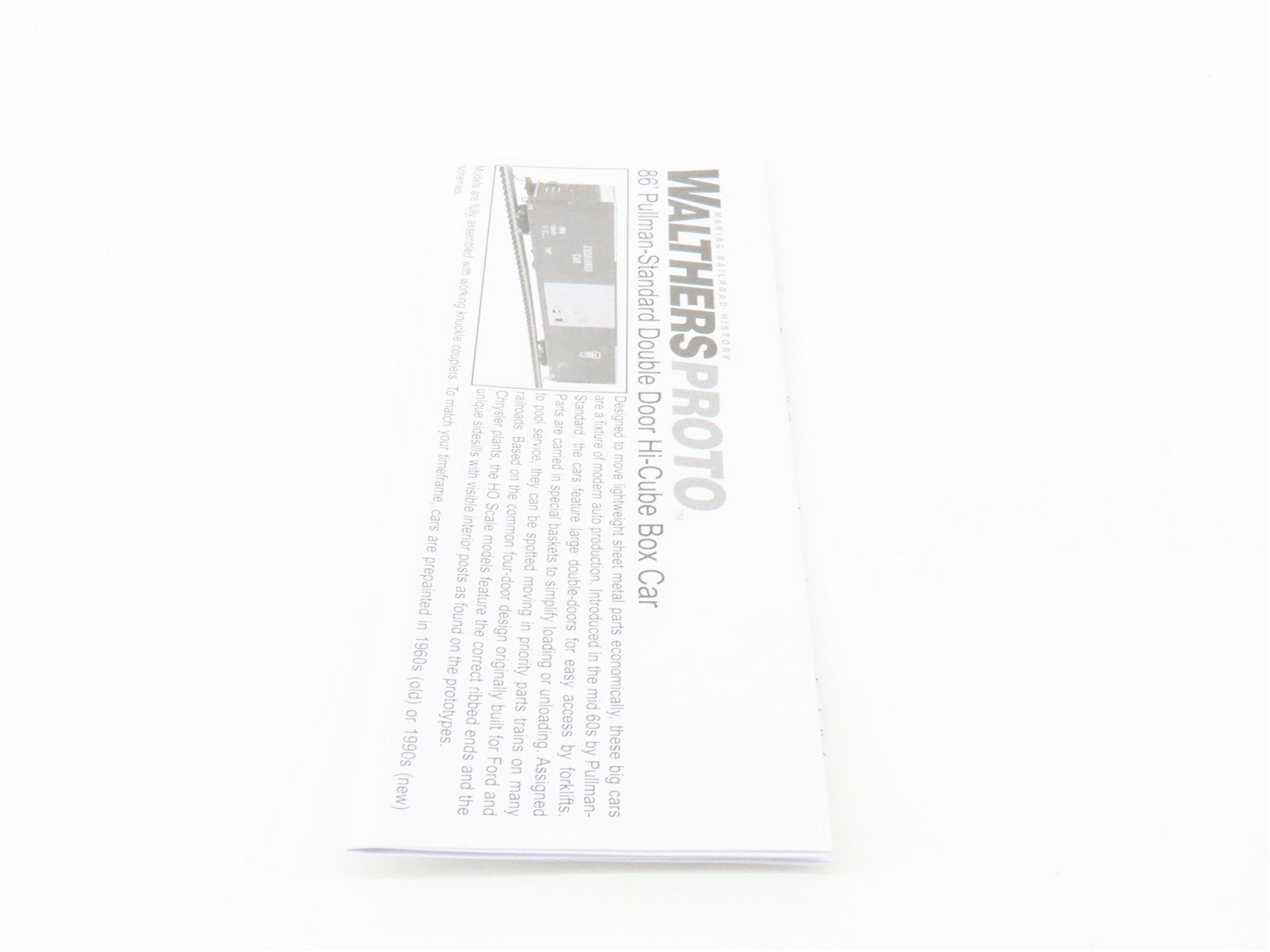 HO Scale Walthers Proto 920-102112 C&O Chesapeake & Ohio 86' Box Car #493906