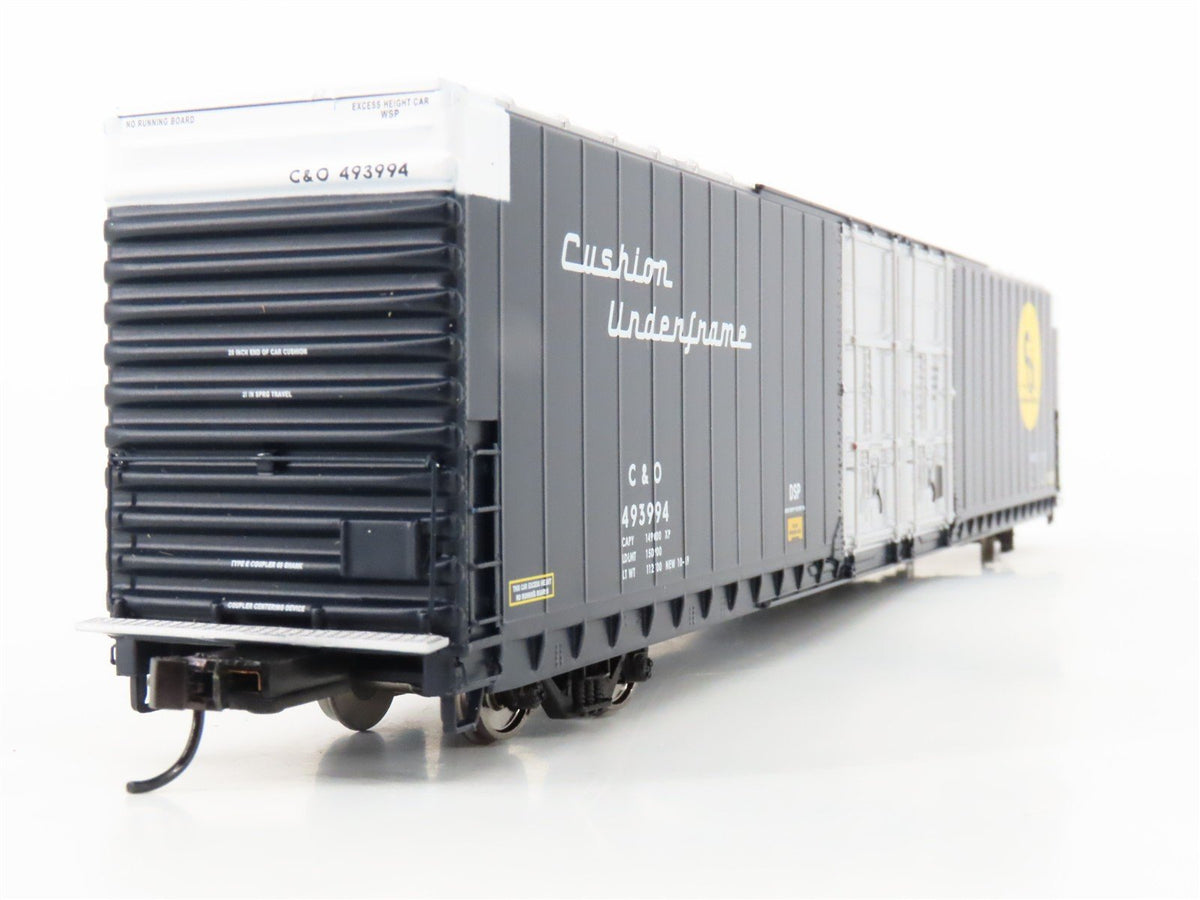 HO Scale Walthers Proto 920-102114 C&amp;O Chesapeake &amp; Ohio 86&#39; Box Car #493994