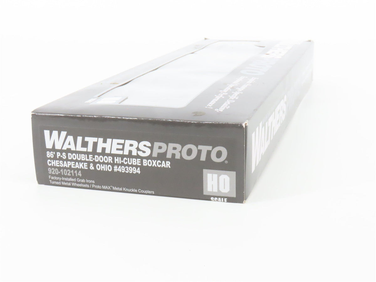 HO Scale Walthers Proto 920-102114 C&amp;O Chesapeake &amp; Ohio 86&#39; Box Car #493994