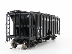 HO Scale InterMountain 48601-01* C&O Chesapeake & Ohio 2-Bay Hopper #400