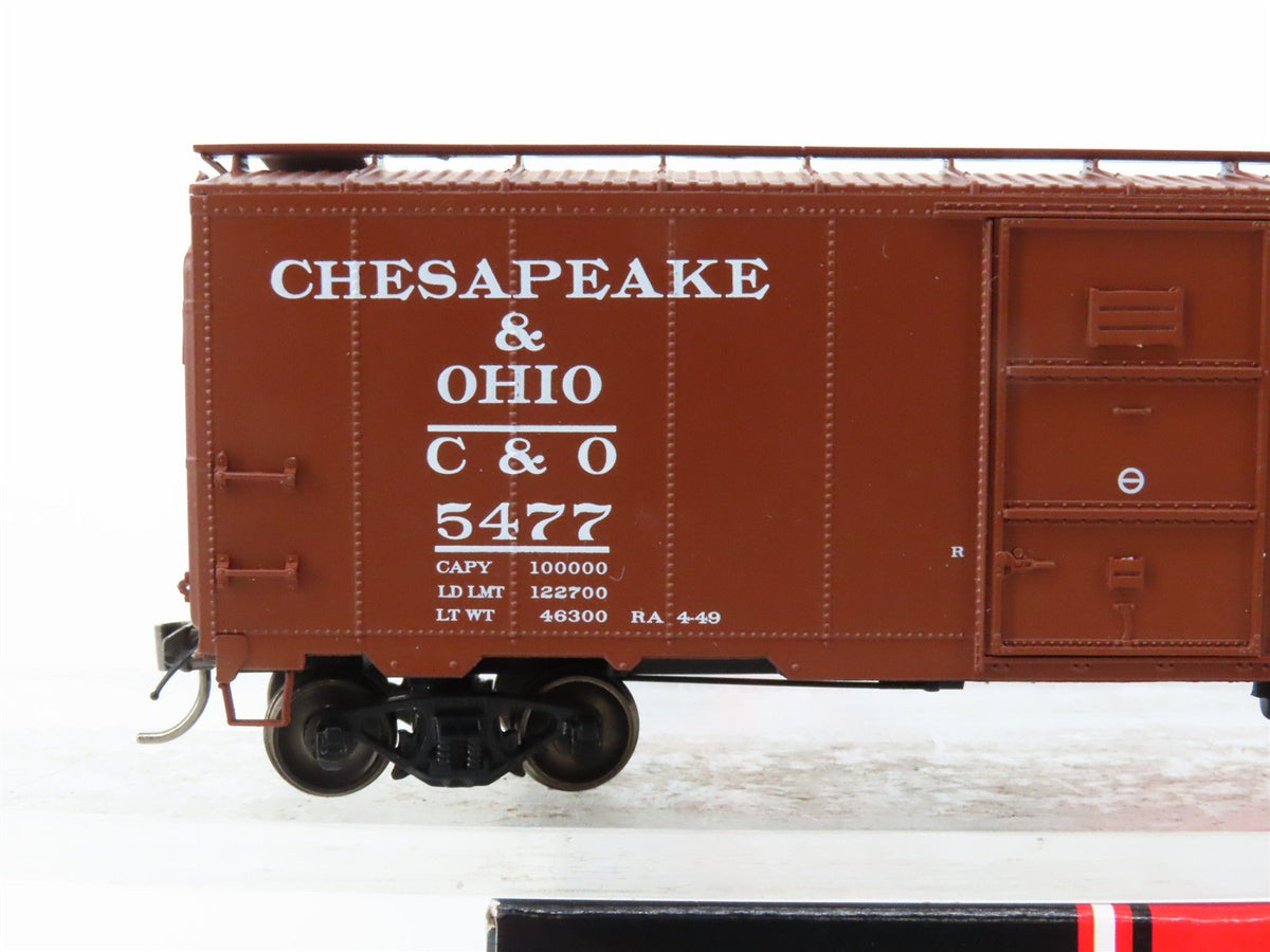 HO Scale InterMountain 45794-05 C&amp;O Chesapeake &amp; Ohio Railroad 40&#39; Box Car #5477