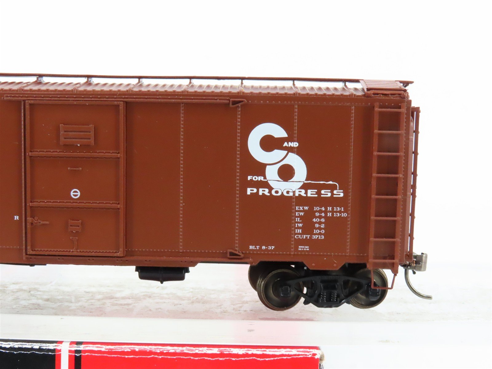 HO Scale InterMountain 45794-04 C&O Chesapeake & Ohio 40' Box Car #5451