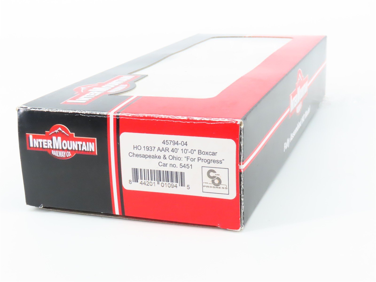 HO Scale InterMountain 45794-04 C&O Chesapeake & Ohio 40' Box Car #5451