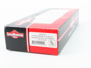 HO Scale InterMountain 45794-04 C&O Chesapeake & Ohio 40' Box Car #5451