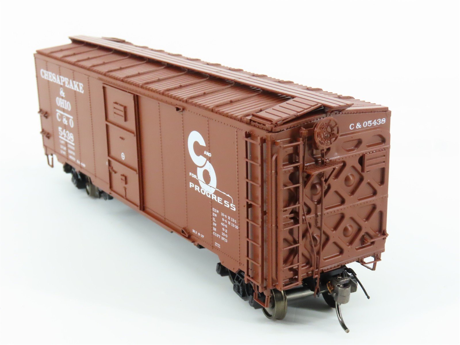 HO Scale InterMountain 45794-03 C&O Chesapeake & Ohio Progress 40' Box Car #5438