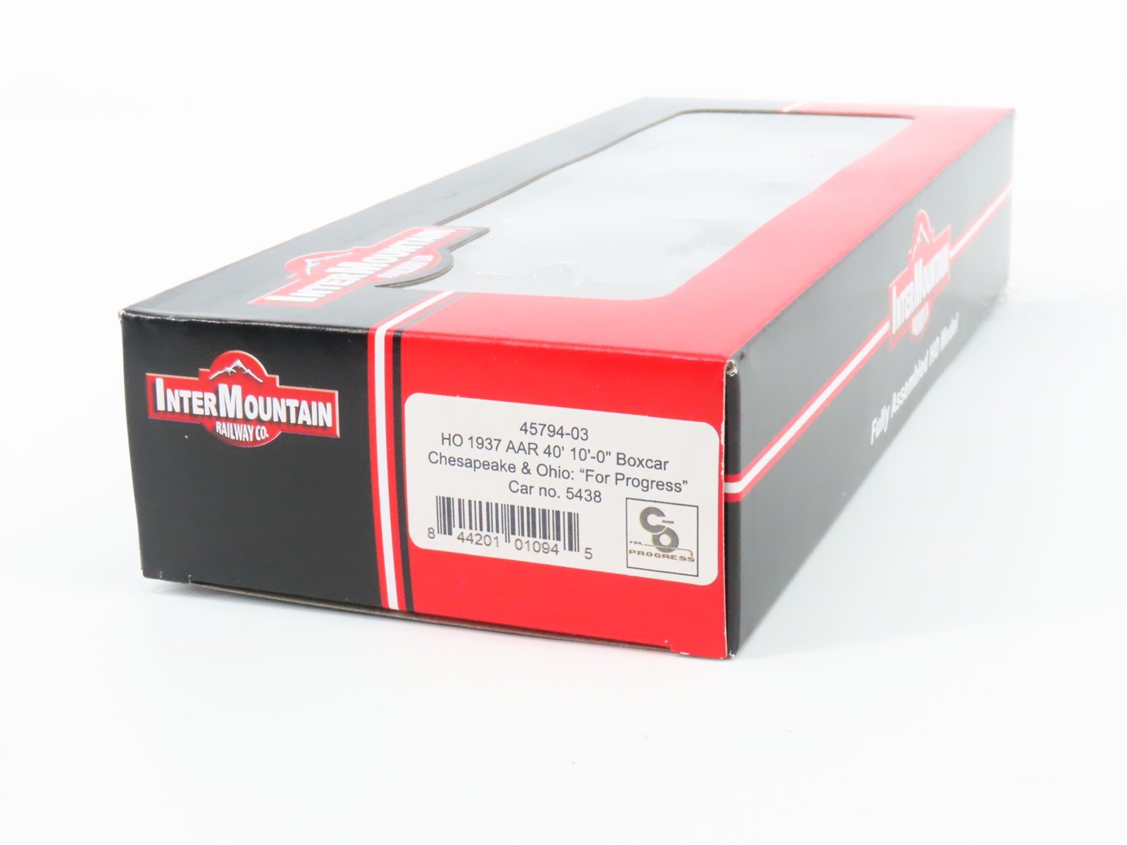 HO Scale InterMountain 45794-03 C&O Chesapeake & Ohio Progress 40' Box Car #5438