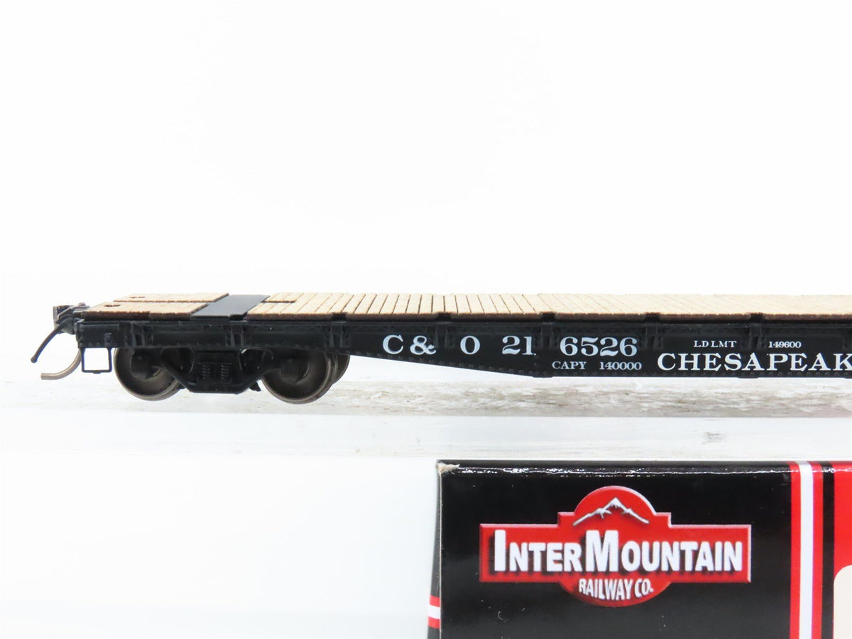 HO Scale InterMountain 48712-07 C&amp;O Chesapeake &amp; Ohio 53&#39; 6&quot; Flat Car #216526