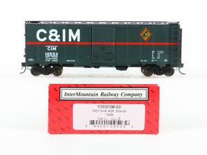 HO Scale InterMountain Y203CIM-02 CIM Chicago & Illinois Midland Box Car #16553