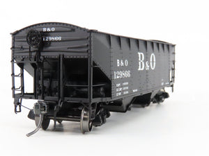 HO Scale InterMountain 47178-04* B&O Baltimore & Ohio 2-Bay Hopper #129866