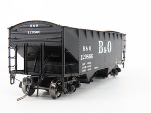 HO Scale InterMountain 47178-04* B&O Baltimore & Ohio 2-Bay Hopper #129866