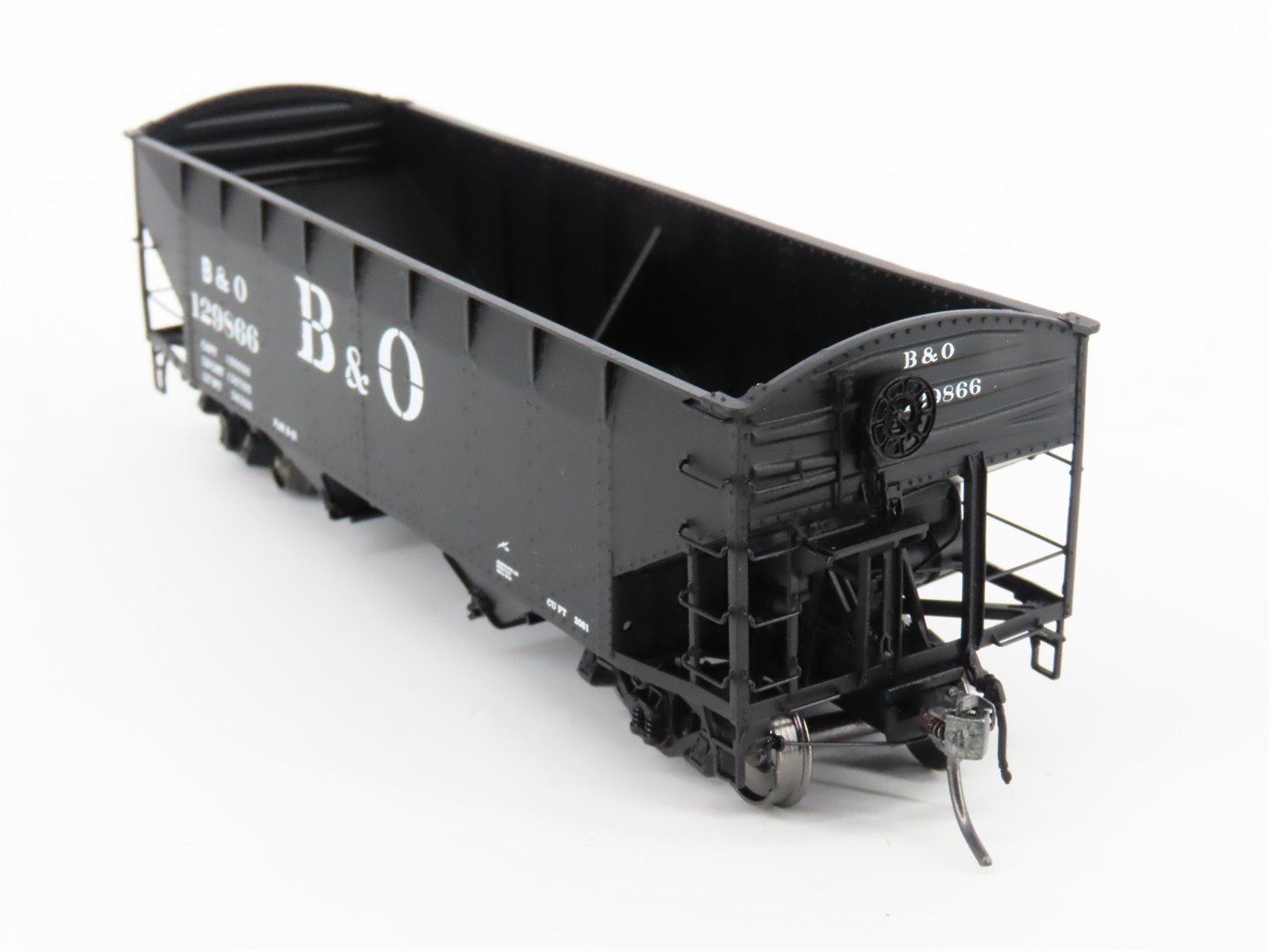 HO Scale InterMountain 47178-04* B&O Baltimore & Ohio 2-Bay Hopper #129866