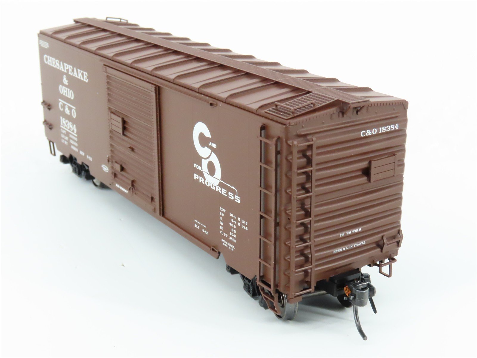 HO Scale InterMountain 45489-05* C&O Chesapeake & Ohio 40' Box Car #18384